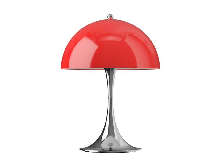 Louis Poulsen Panthella 250 portabel Tischleuchte V3 Original Opal Red