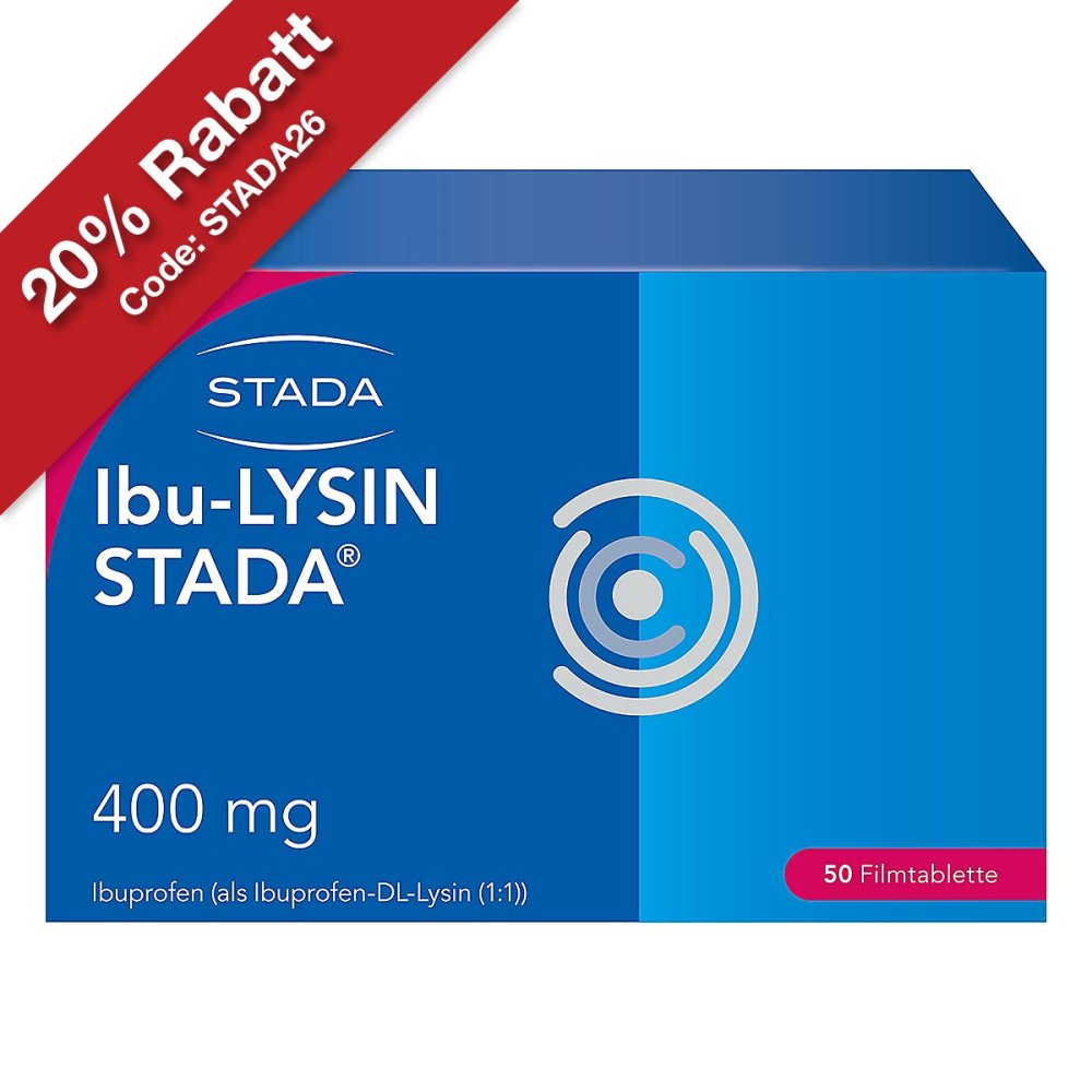 STADA Consumer Health Deutschland GmbH Ibu-lysin Stada 400 Mg Filmtabletten 17855088