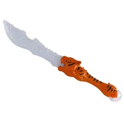 Lichtschwert, Griff in Tigerform, Orange