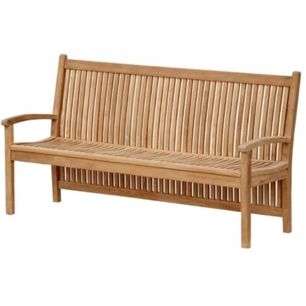 Gartenbank Pescara Teak Massivholz - Breite: 150 cm