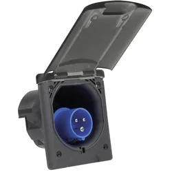 As - Schwabe, Netzstecker + Netzkupplung, CEE Caravan-Einspeisungsstecker (CEE 16/3)