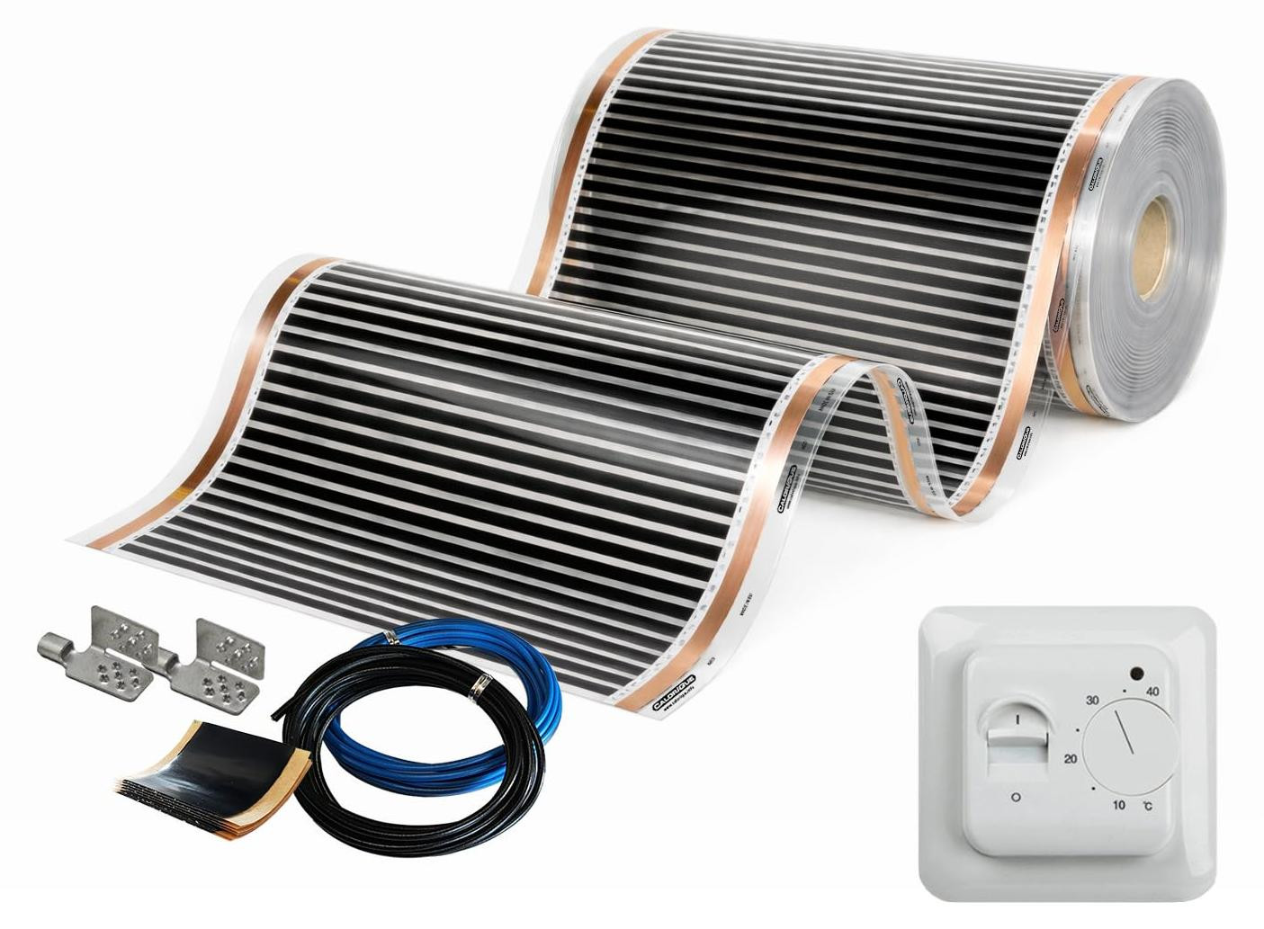 Selius Elektrische infrarood vloerverwarming folie, Breedte: 100 cm, 150 W/m² vermogen