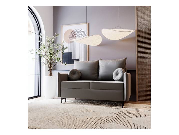Compleo Schlafsofa für ein kleines Zimmer, Sofa 2-sitzer, Breite:145 cm LEO, bequem