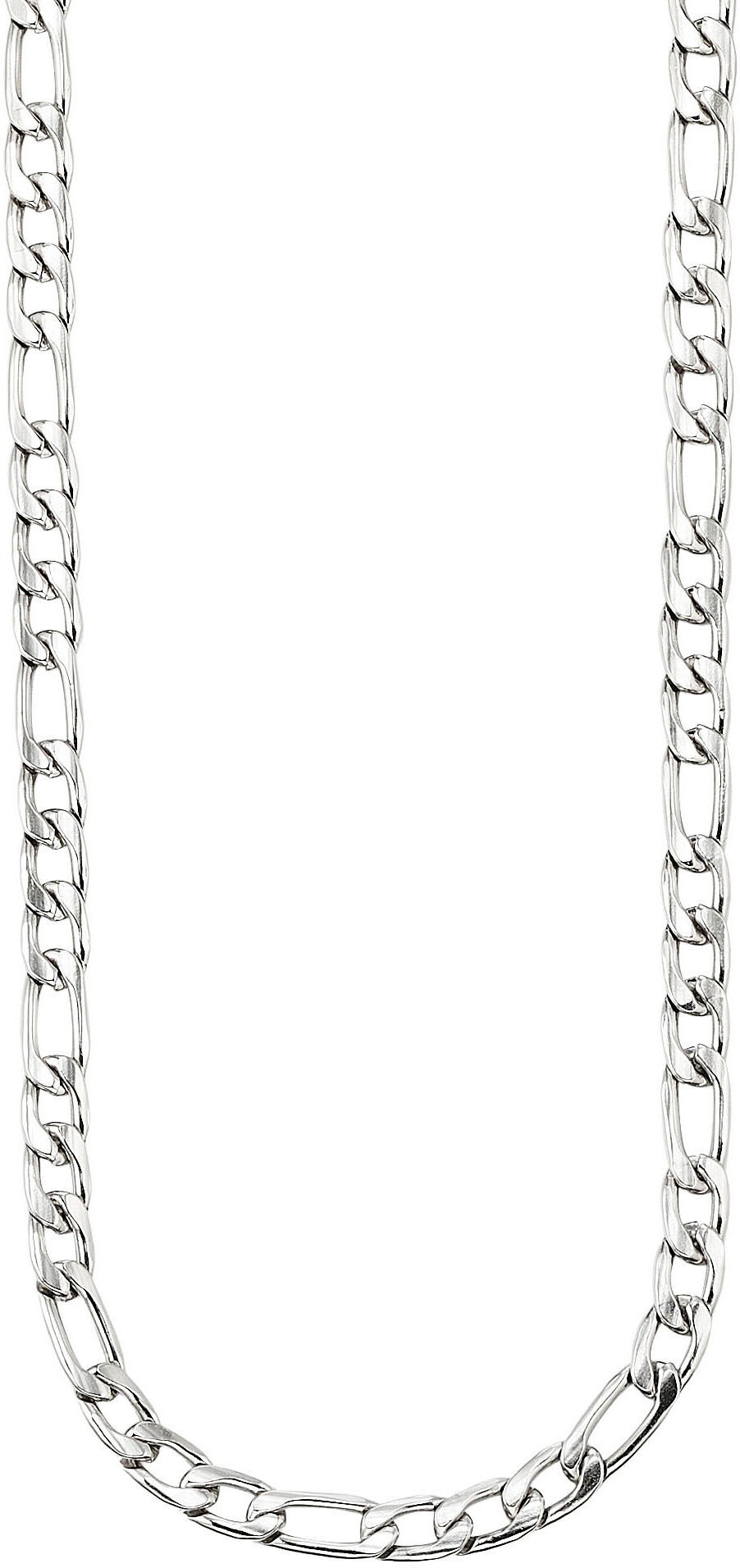 Edelstahlkette BRUNO BANANI "Schmuck Geschenk Halsschmuck Halskette", silber (edelstahlfarben), Halsketten, Damen, Edelstahl, L: 55 B: 5,5mm, Edelstahlkette, B:5,5mm edelstahlfarben Edelstahl, L: 55 B: 5,5mm