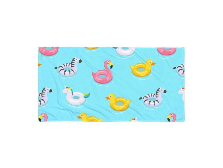 Serviette de plage à Sublimation personnalisée pour enfants, 8 pièces/lot, serviette de plage vierge