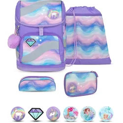 Belmil Smarty ergonomisches Schulranzenset 5tlg. - Rainbow Land Koffer24