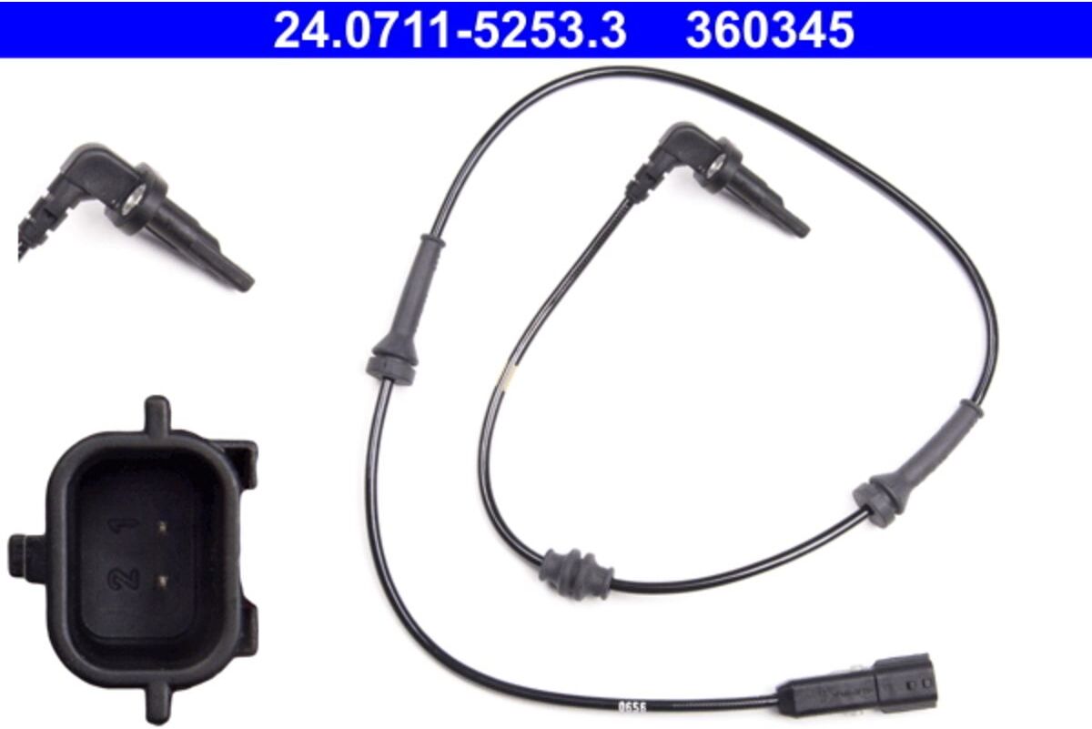 Sensor, Raddrehzahl ATE 24.0711-5253.3