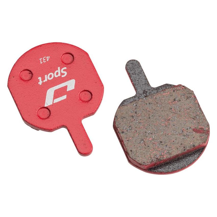 Jagwire Bremsbeläge Sport Semi Metallic Rot (Hayes, Semi-Metallisch) (204129)