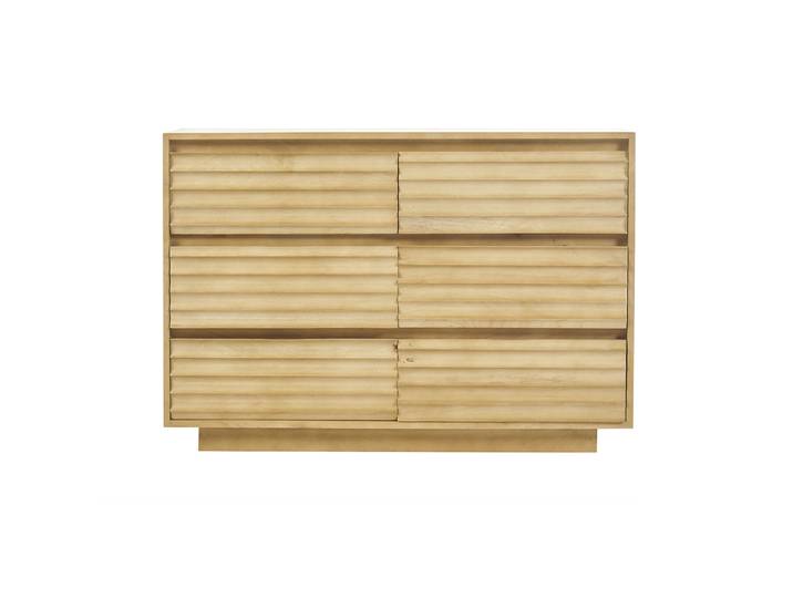 Commode en bois manguier massif 6 tiroirs L110 MATCHA