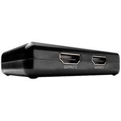 LINDY 38357 2 Port HDMI-Splitter 3840 x 2160 Pixel Schwarz