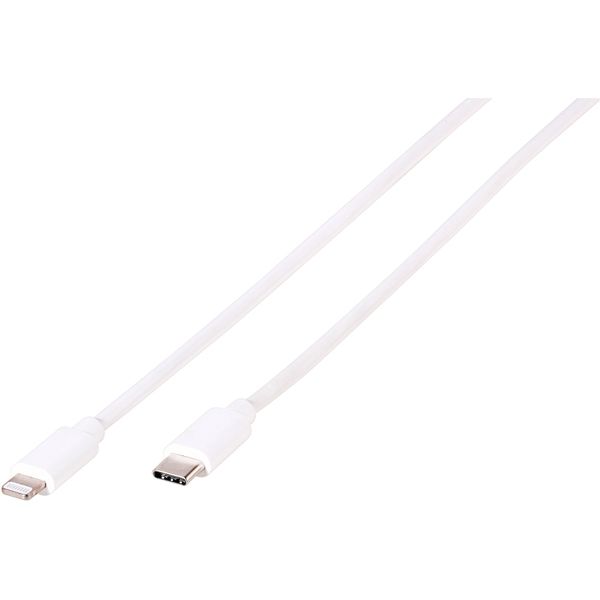 Vivanco Stecker Lightning auf USB C 1,2 m 60084 (Weiß)