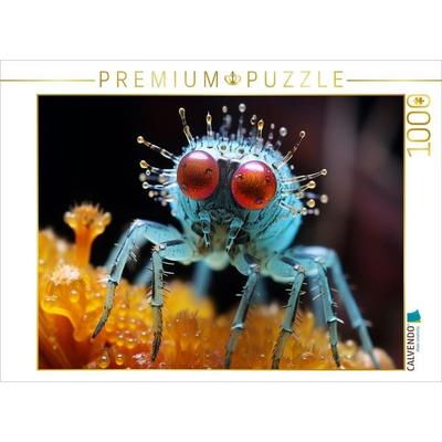 CALVENDO Puzzle Puck die Stubenfliege - Mikroorganismen | 1000 Teile Lege-Größe 64x48cm Foto-Puzzle für glückliche Stunden