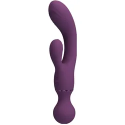 Pretty Love, Vibrator, Allrounder – Rabbit-Vibrator – Burgunderrot