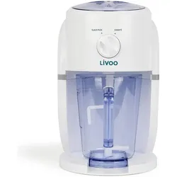 Livoo 2-in-1 Slush- und Crushed-Ice-Maschine, Eisherstellung, Weiss