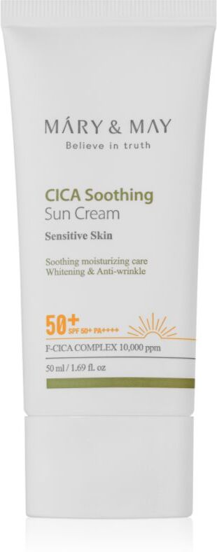Mary&May Cica Soothing beruhigende und schützende Creme SPF 50+ 50 ml