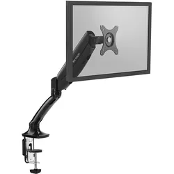 Vantage Monitorarm single Gas 75x100 -9kg 27" schwarz (Tisch, 27", 9 kg), Monitor Halterung, Schwarz