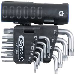 KS Tools 920.2550 TX Winkelschraubendreher-Set TB 8, TB 10, TB 15, TB 20, TB 25, TB 27, TB 30, TB 40, TB 45, TB 50 10teilig