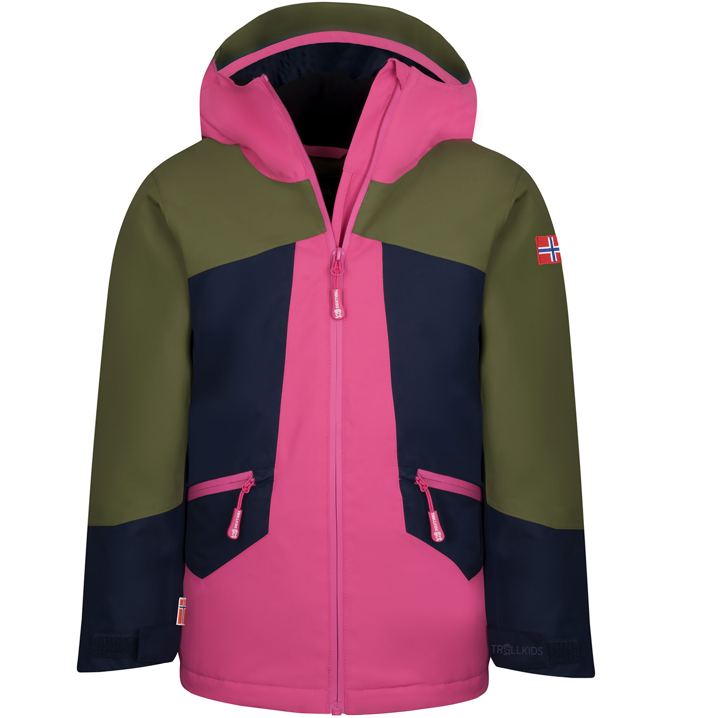 Trollkids Rauland Kinder Isolationsjacke pink Größe 164 Skifahren Winddicht Wasserabweisend