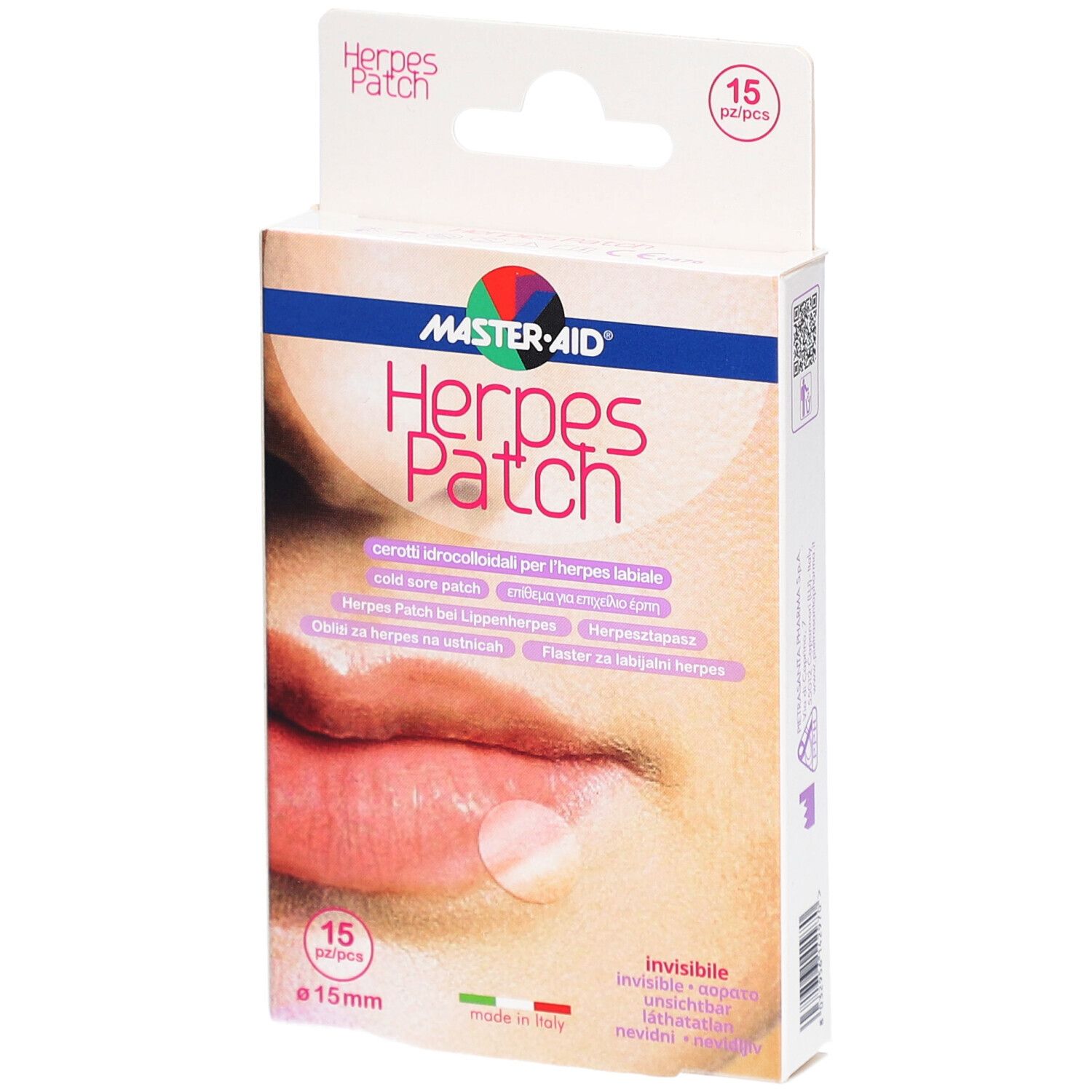 Herpes Patch bei Lippenherpes 15 mm St Pflaster