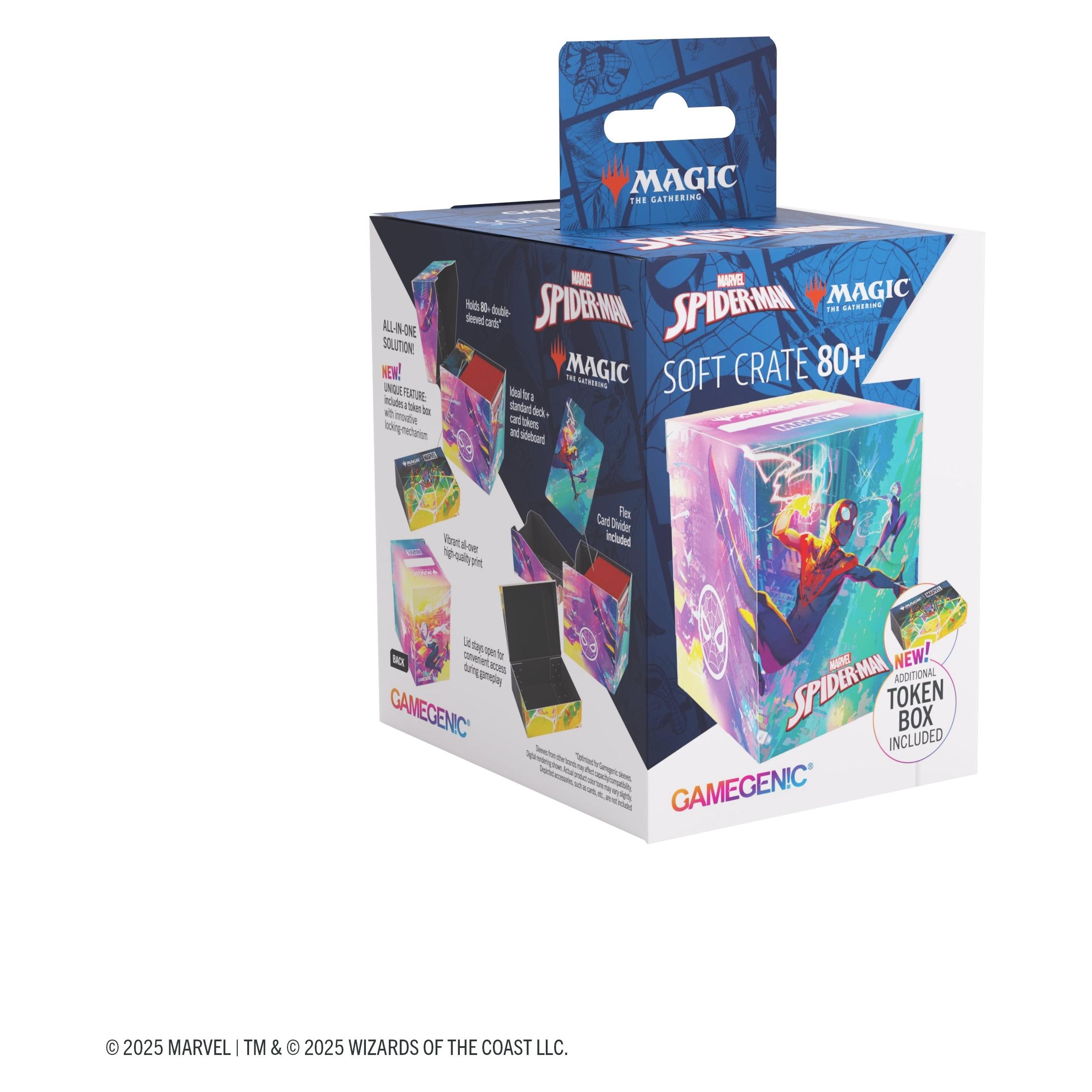 Gamegenic Magic: The Gathering | Marvel s Spider-Man Soft Crate 80 - Spider-Man/Spider-Gwen (GGS25162)