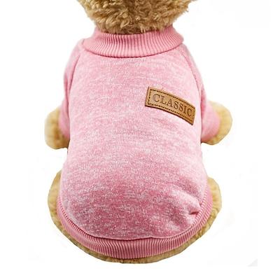 Hunde Pullover Fleeceweste Winter Warm Weich Modisch Komfortabel Hundebekleidung