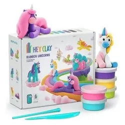 Tm, Modelliermasse, Hej Clay - Tęczowe jednorożce