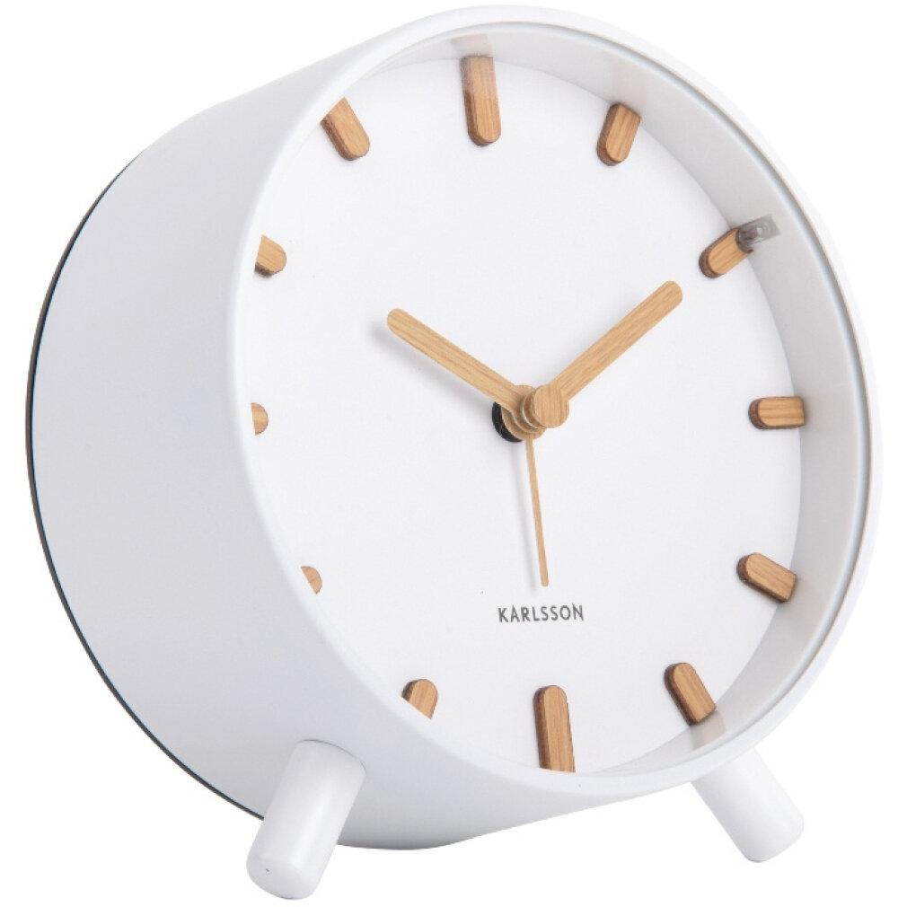 Karlsson Grace Analoge Wekker Rond Wit