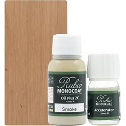 Rubio Monocoat Set Oil Plus 2C Smoke 130ml (A+B) - 130ml [5m2]