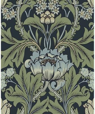 NextWall Primrose Floral Peel and Stick Wallpaper