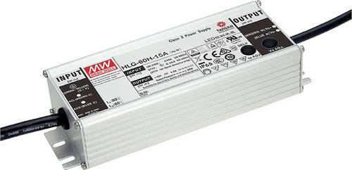 MEAN WELL LED-Treiber Konstantspannung, Konstantstrom 60W 3A 20 V/DC 3 in 1 Dimmer Funktion, Montage auf entflammbare
