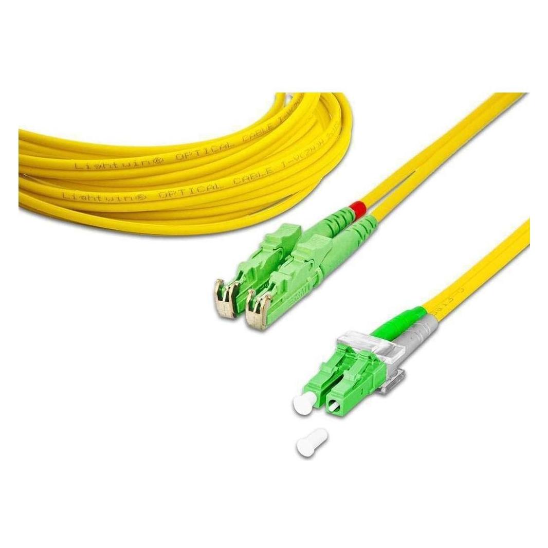 Lightwin LWL Duplex Patchkabel, Singlemode (2 m) (LDP-09 E2/APC-LC/APC 2.0)