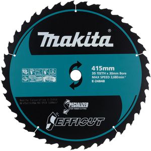 Makita Kreissägeblatt E-24848, EFFICUT, 415 x 30mm, 35 Zähne, für Holz
