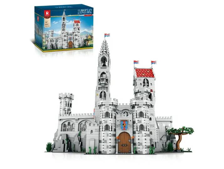 Reobrix 55016 King's Castle Mittelalter-Schloss Konstruktions-Spielset, (3999 St)