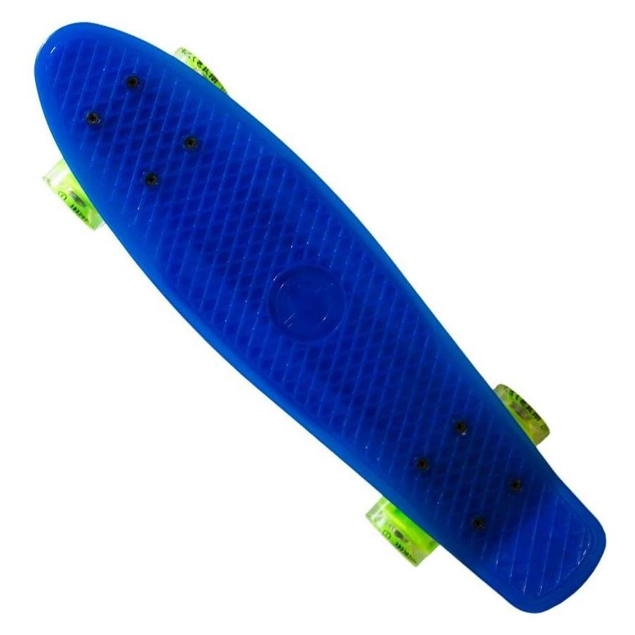 Master Skateboard Mini Longboard Skateboard - blau (21.65") (MAS-B097-blue)
