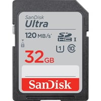 Ultra 32 GB SDHC, Speicherkarte schwarz, UHS-I U1, Class 10