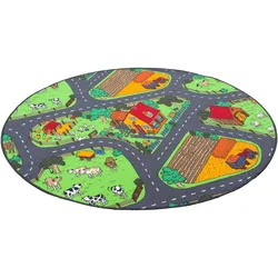 Snapstyle, Spielteppich + Spielmatte, Kinder Spiel Teppich Bauernhof