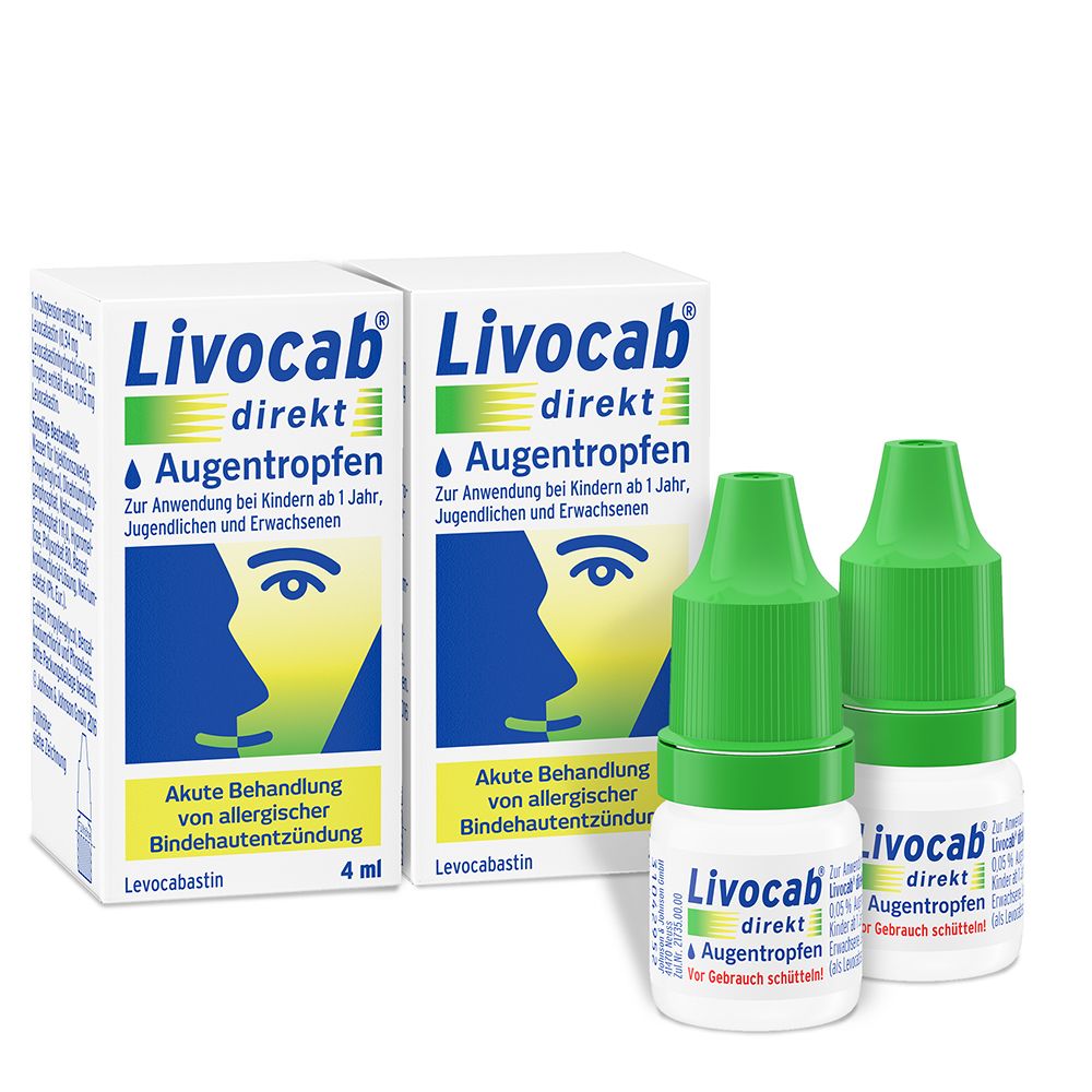 2x Livocab direkt Augentropfen 2x4 ml