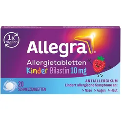 Allegra® Allergietabletten für Kinder – Schmelztabletten 20 St