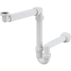 Alcadrain s.r.o. alcadrain Raumsparsiphon für die Waschbecken mit einer Überwurfmutter 5/4"