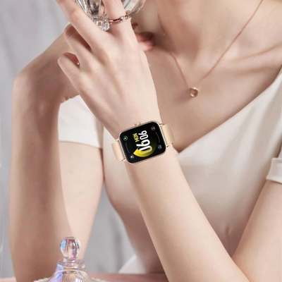 Handpicked Choices Ultra Screen Bluetooth Calling Smartwatch With HD Display Fitness Tracker For Men Women gold