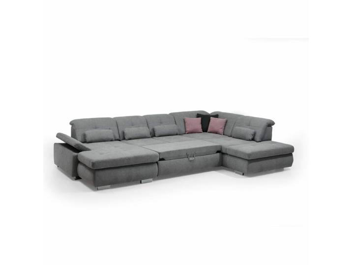 Couchliebe Malaga Sofa - Komfort Modell manuelle Armteilverstellung, manuelle Kopfteilverstellung, manuelle Sitztiefenverstellung, Schlaffunktion Zeitlos