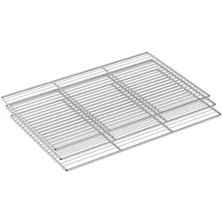 METRO PROFESSIONAL Backgitter, Edelstahl, 60 x 40 x 0.7 cm, 3 Stück