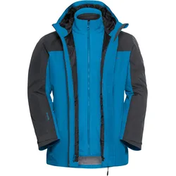 Jack Wolfskin TAUBENBERG 3IN1 Doppeljacke Herren | Gr. S | blau - blau
