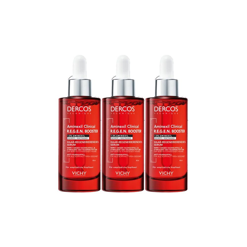 Vichy Dercos Aminexil Clinical R.e.g.e.n. Booster Serum x3 3x90 ml Flüssigkeit
