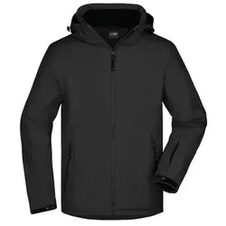 Herren Wintersport Jacke JN1054, schwarz, Größe M - schwarz - M
