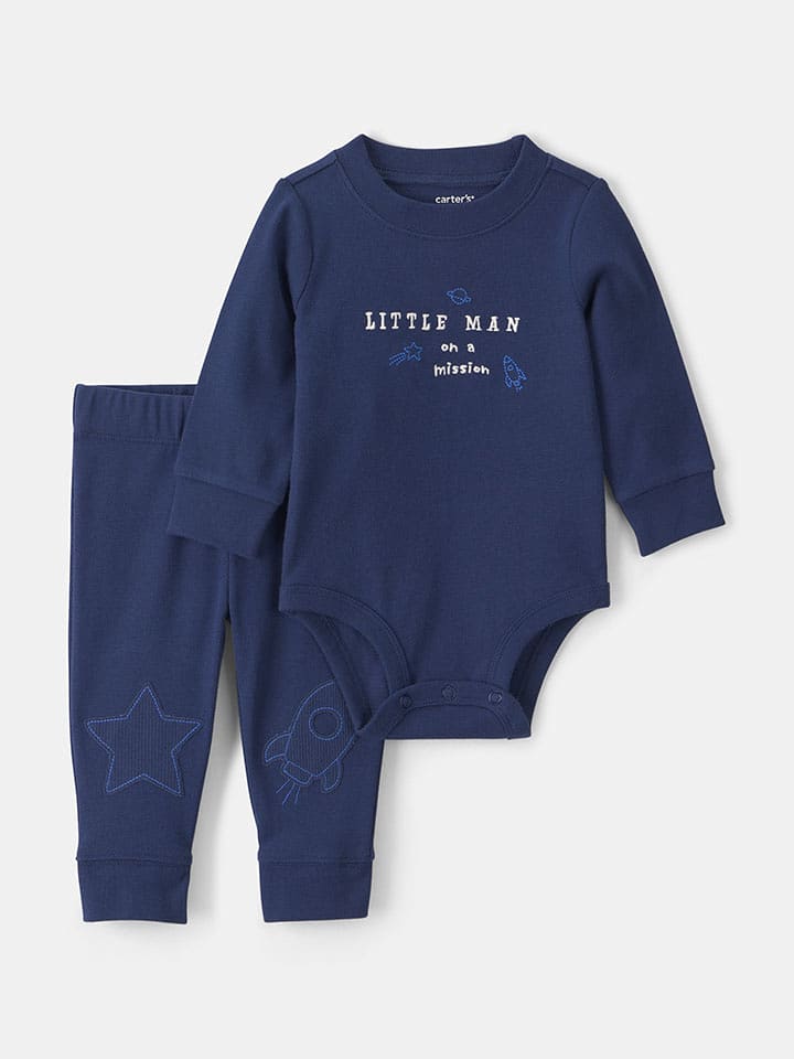 carter's 2tlg. Outfit in Dunkelblau - 74