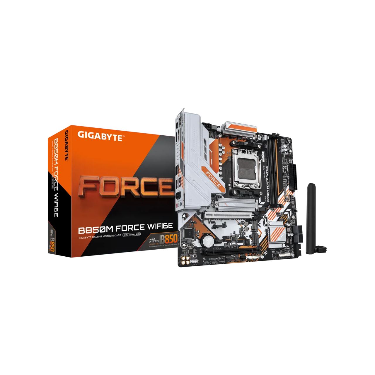 Gigabyte B850M Force WIFI6E AMD B850 So.AM5 DDR5 µATX Retail
