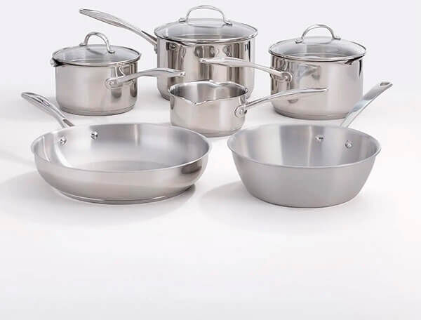 Stellar Best Selling Uncoated Cookware Set