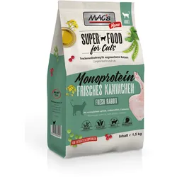 MAC's Cat Adult Monoprotein Kaninchen Katzentrockenfutter 1,5 Kilogramm