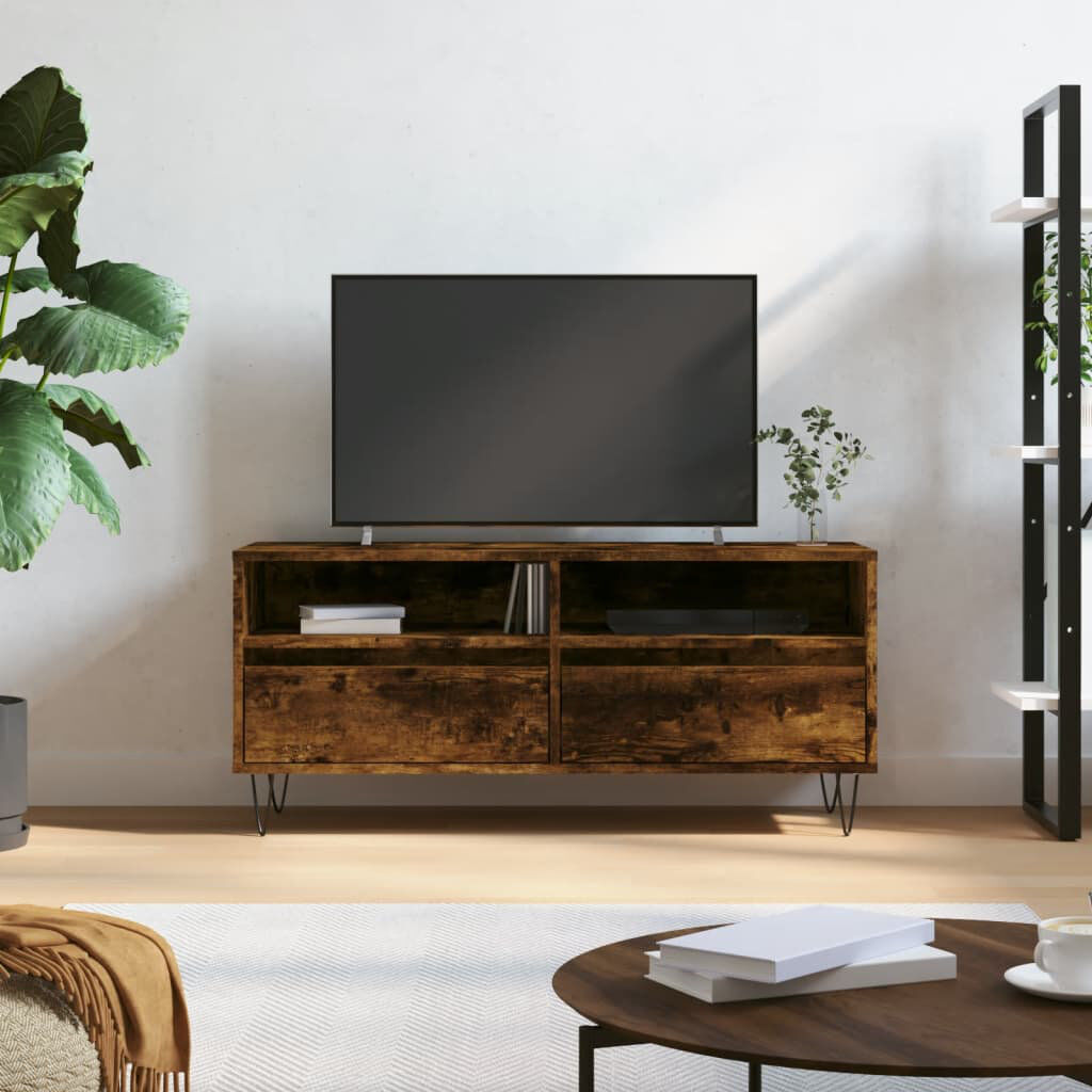 George Oliver Hyden TV Stand for TVs up to 43" Smoked Oak 43"